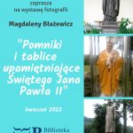 [Muszyna]: Pomniki i tablice upamiętniające Świętego Jana Pawła II
