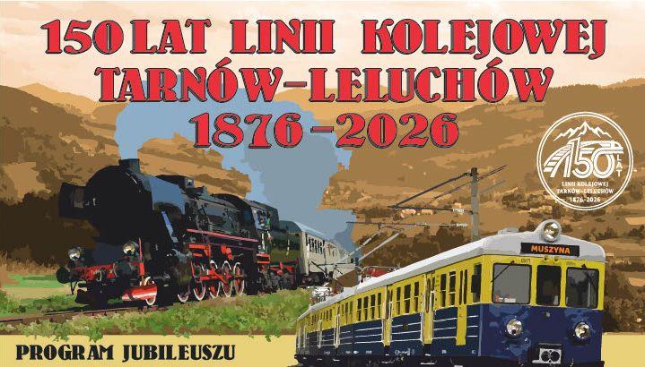 plakat 150 lat linii kolejowej