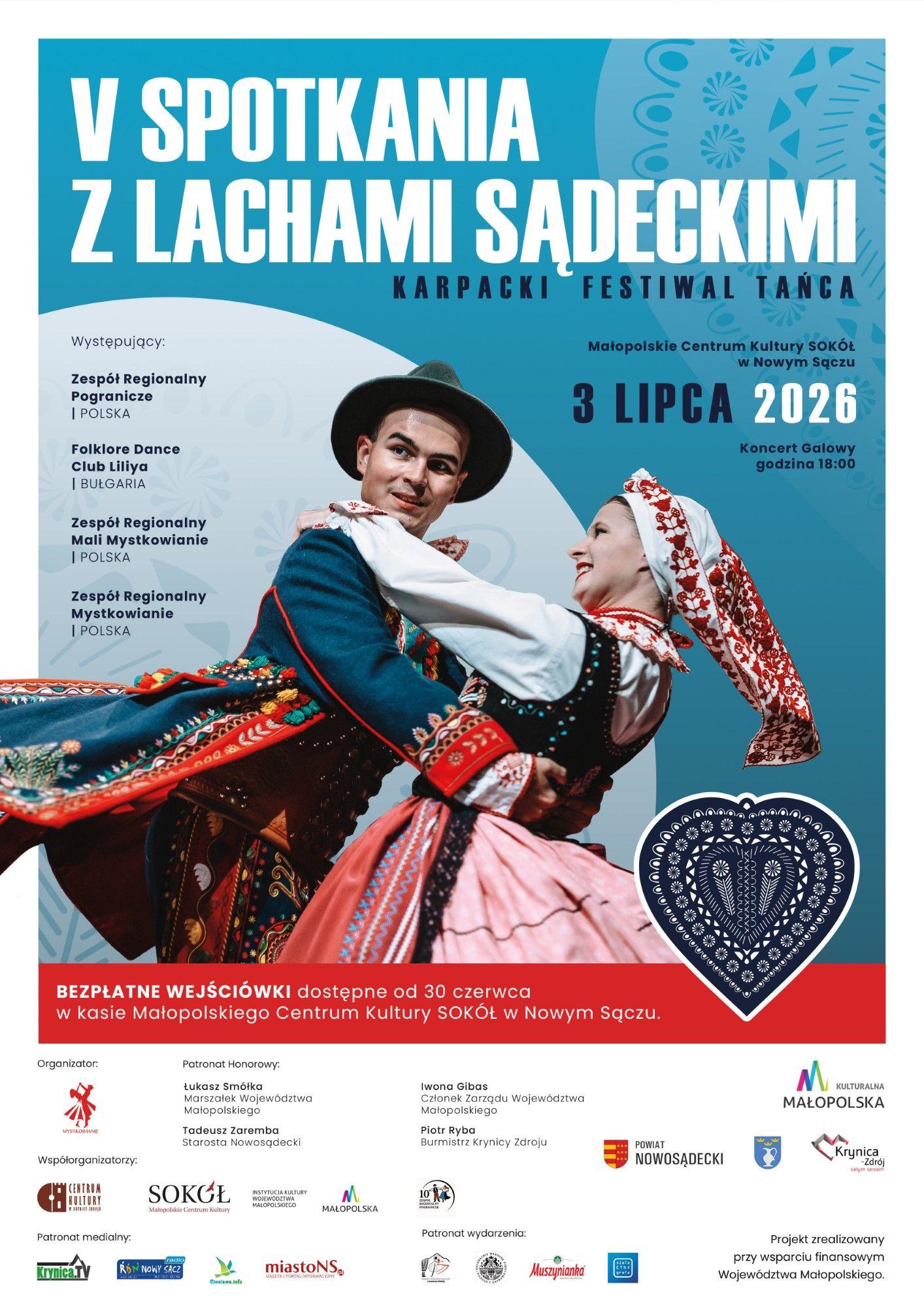 plakat spotkanie z Lachami 