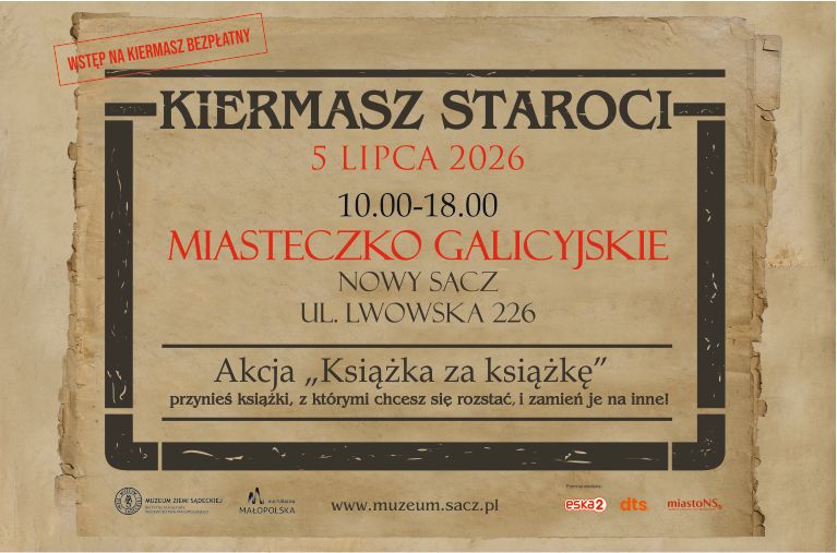 plakat kiermasz staroci