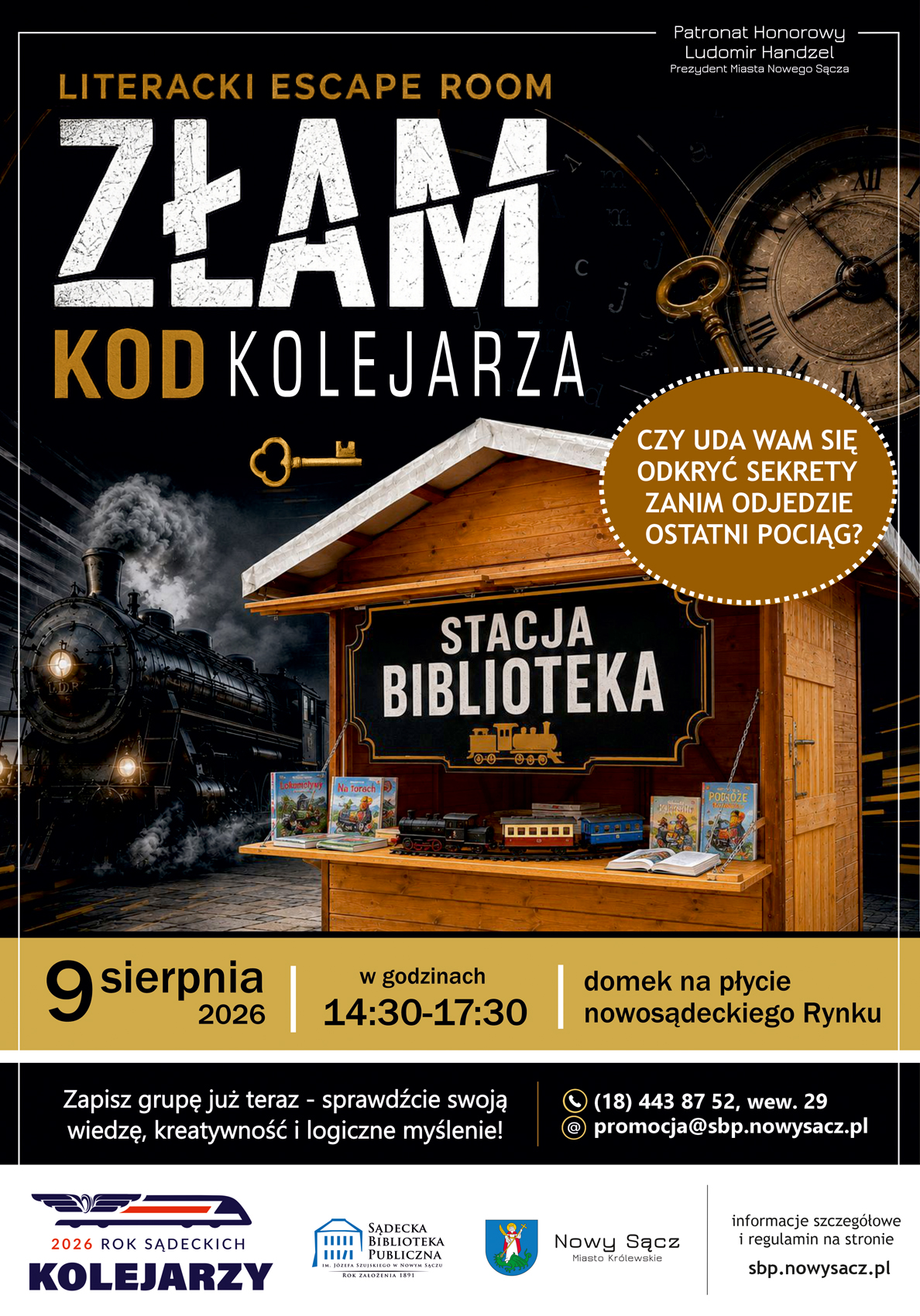 plakat escape room