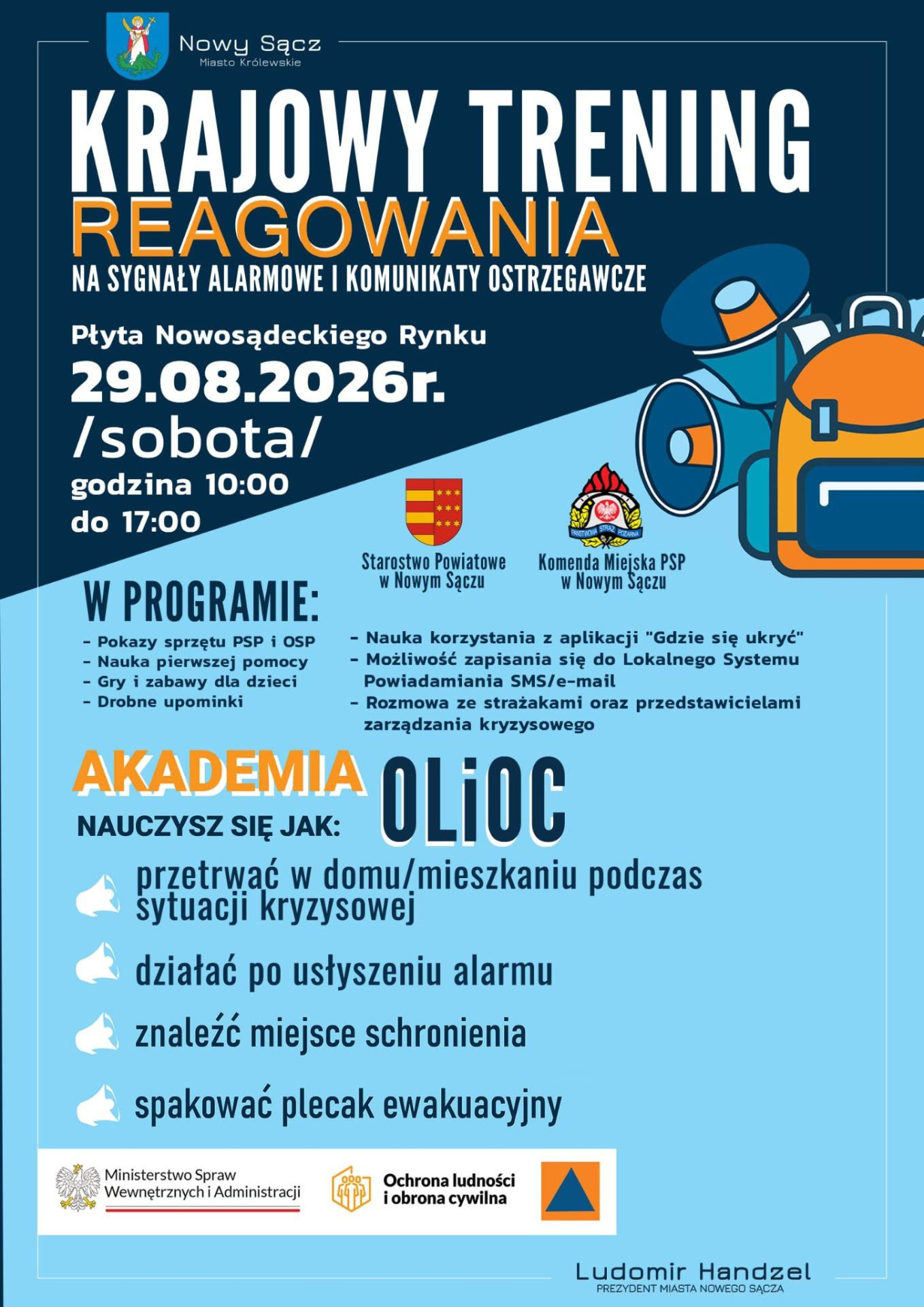Krajowy Trening Reagowania plakat Krajowy Trening Reagowania