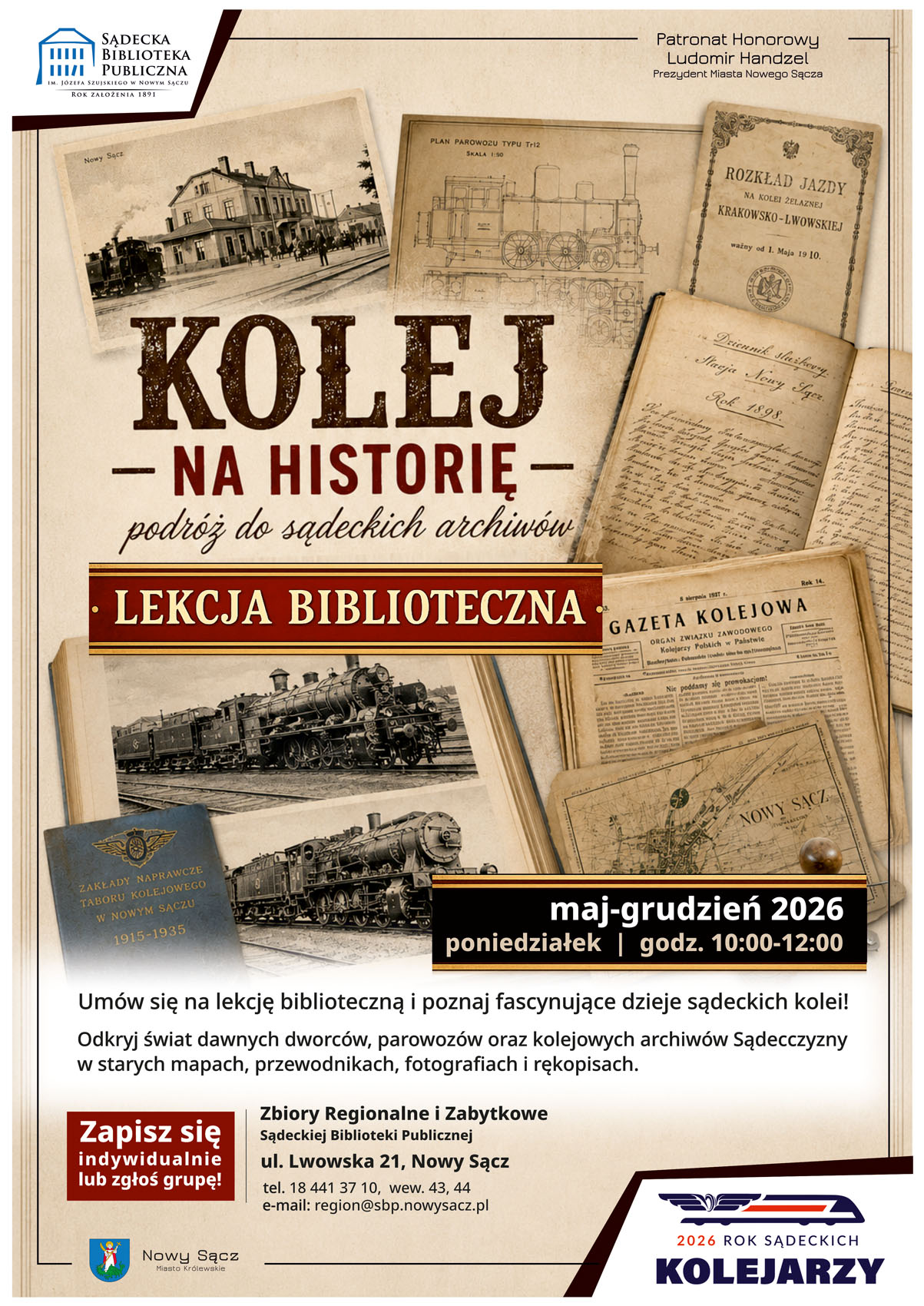 Kolej na historię plakat Kolej na historię