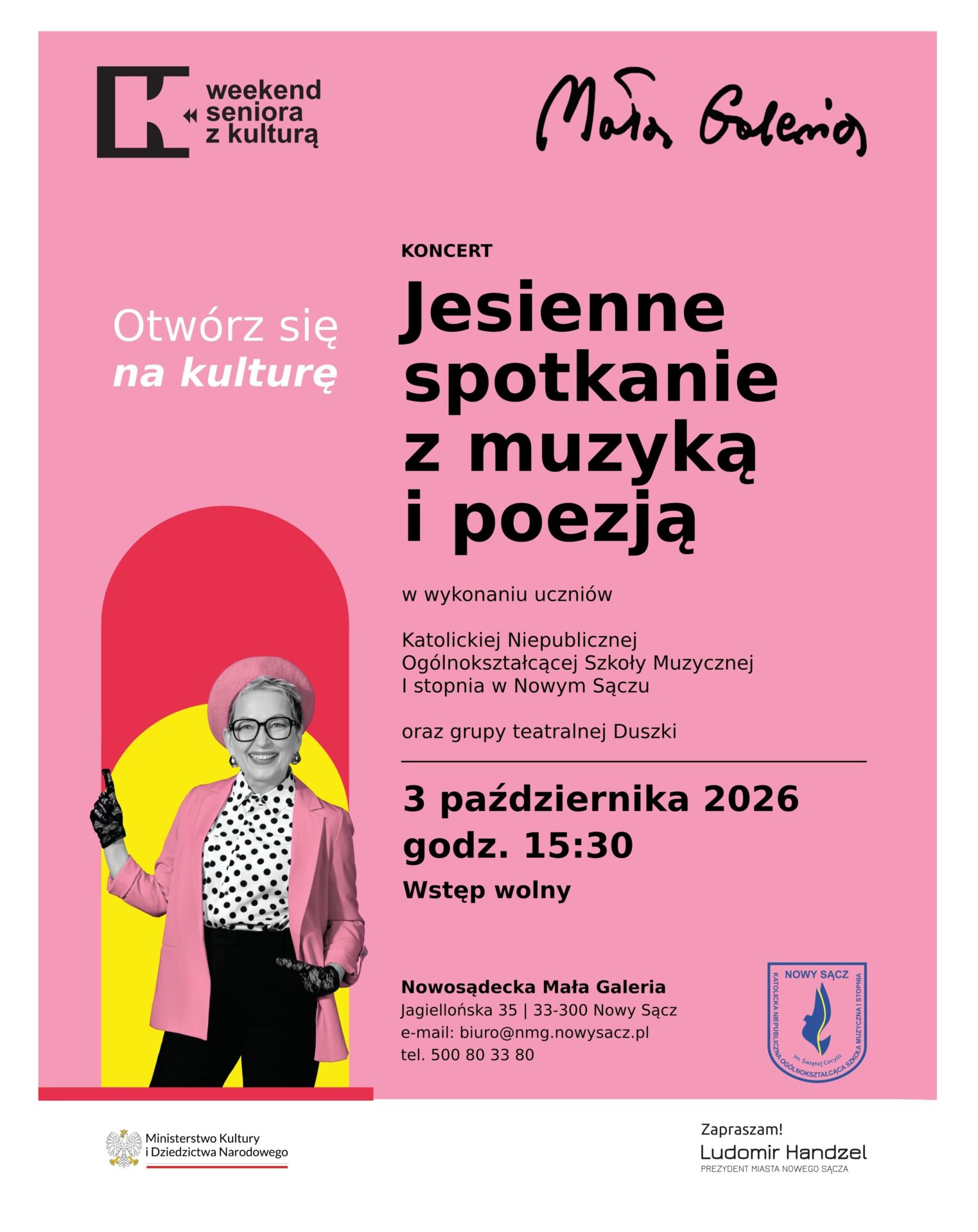 plakat wydarzenia Jesienne Spotkanie z Muzyką i Poezją plakat wydarzenia Jesienne Spotkanie z Muzyką i Poezją