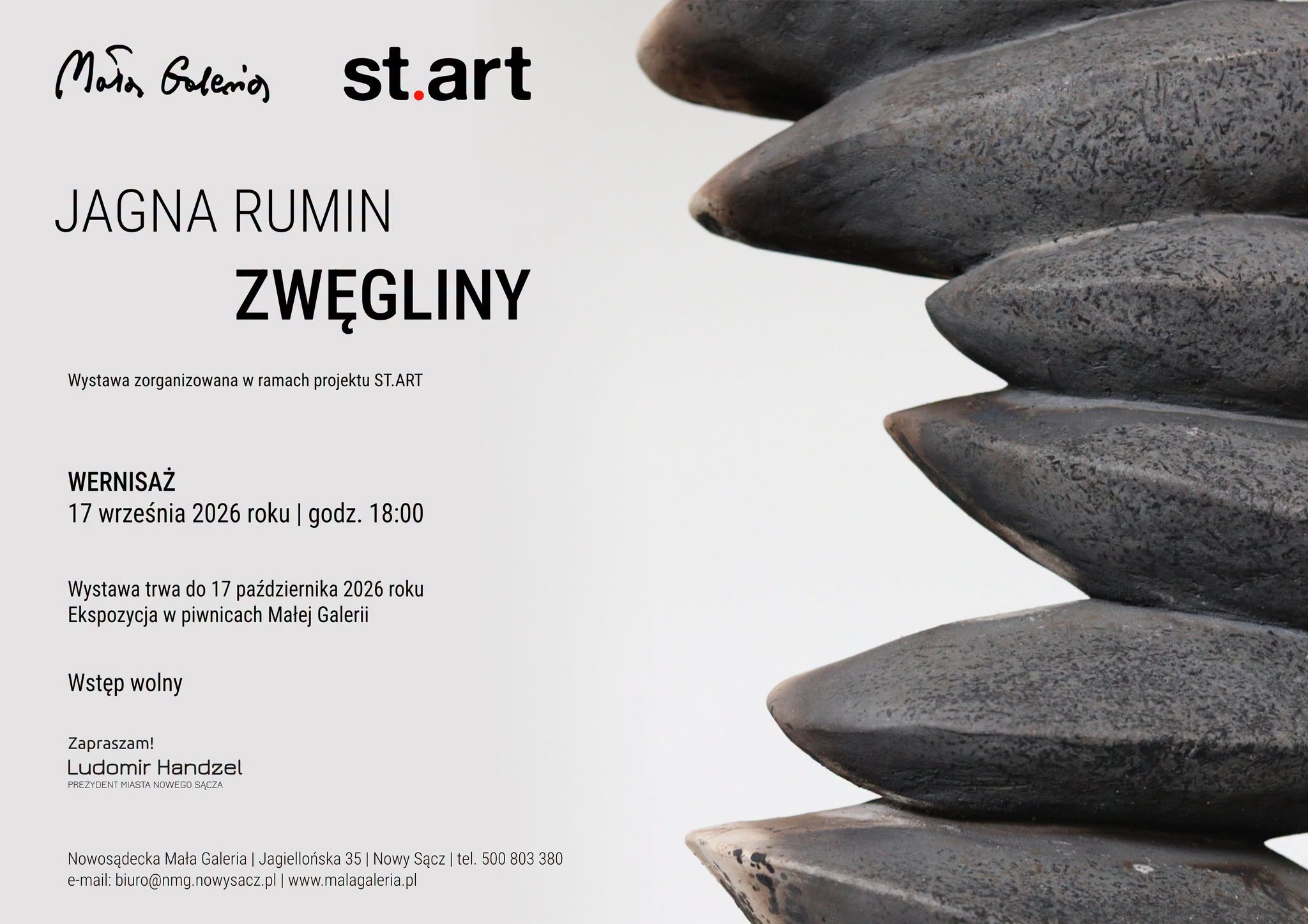 plakat wernisaż Jagny Rumin