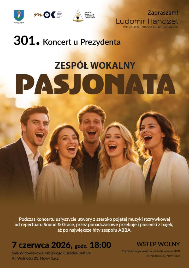 plakat 301 Koncert u Prezydenta