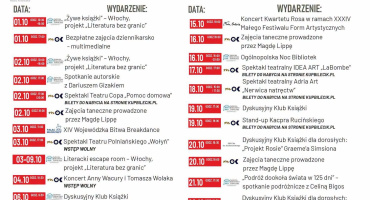 Wydarzenia kulturalne w Nowym Sączu październik 2026
