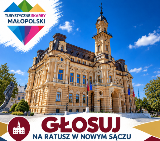 Głosuj na Ratusz w Konkursie Turystyczne Skarby Małopolski