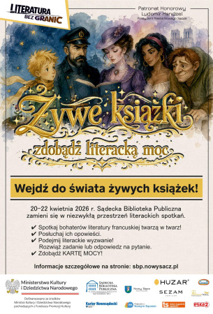 „Żywe książki – zdobądź literacką moc” - Literatura bez granic