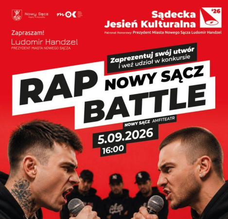 Nowy Sącz Rap Battle Sądecka Jesień Kulturalna 2026