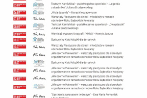 Wydarzenia kulturalne w Nowym Sączu - lipiec  2026