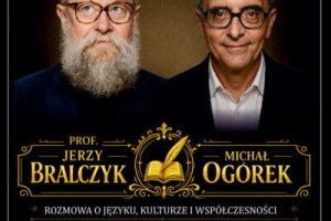 Spotkanie z prof. Jerzym Bralczykiem i Michałem Ogórkiem