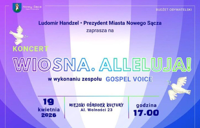 Wielkanocny koncert „Wiosna. Alleluja!” w wykonaniu Gospel Voice