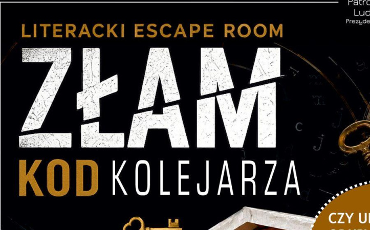 „ZŁAM KOD KOLEJARZA” – podejmij wyzwanie w literackim escape roomie!