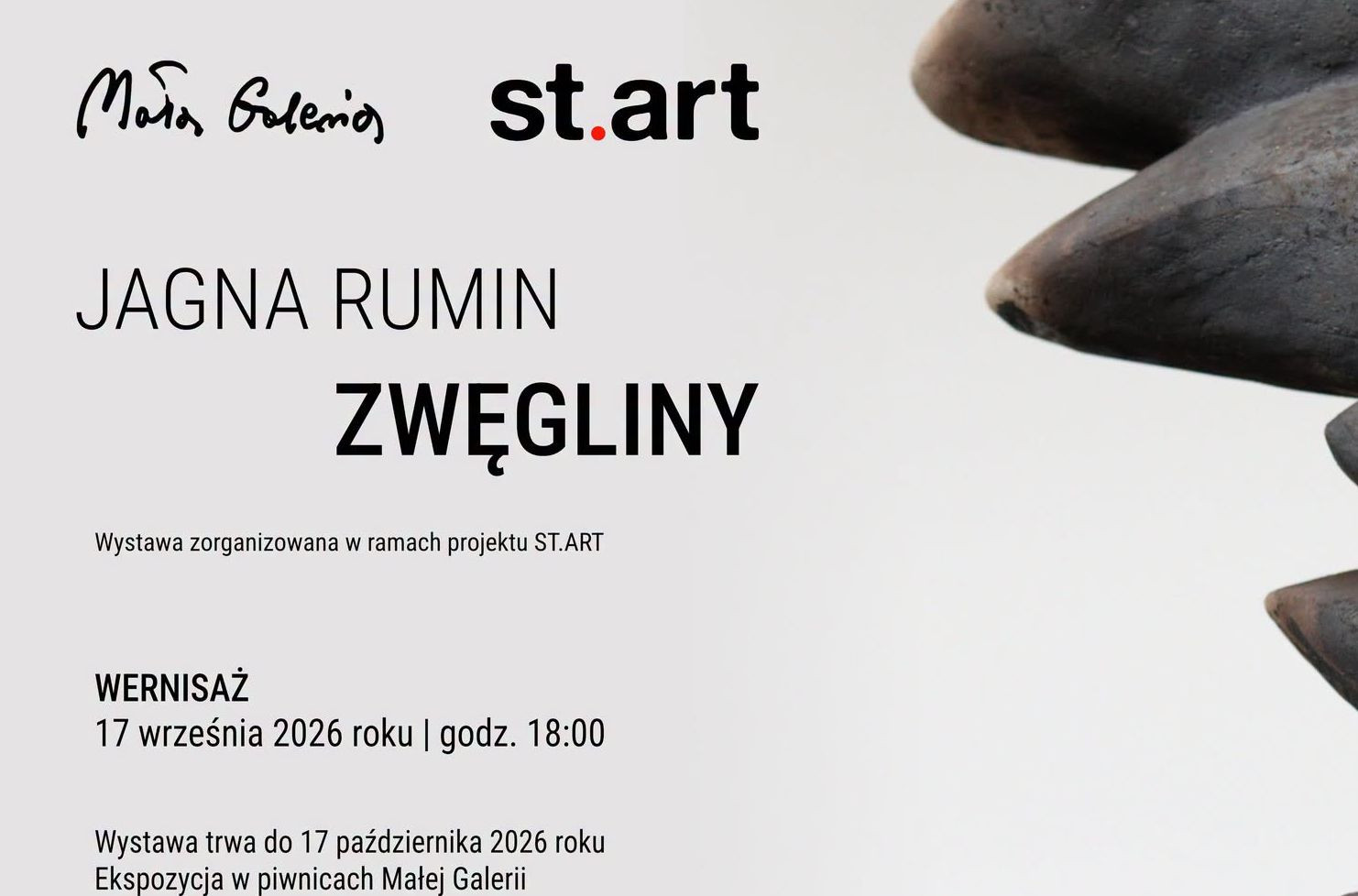 plakat wernisaż Jagny Rumin