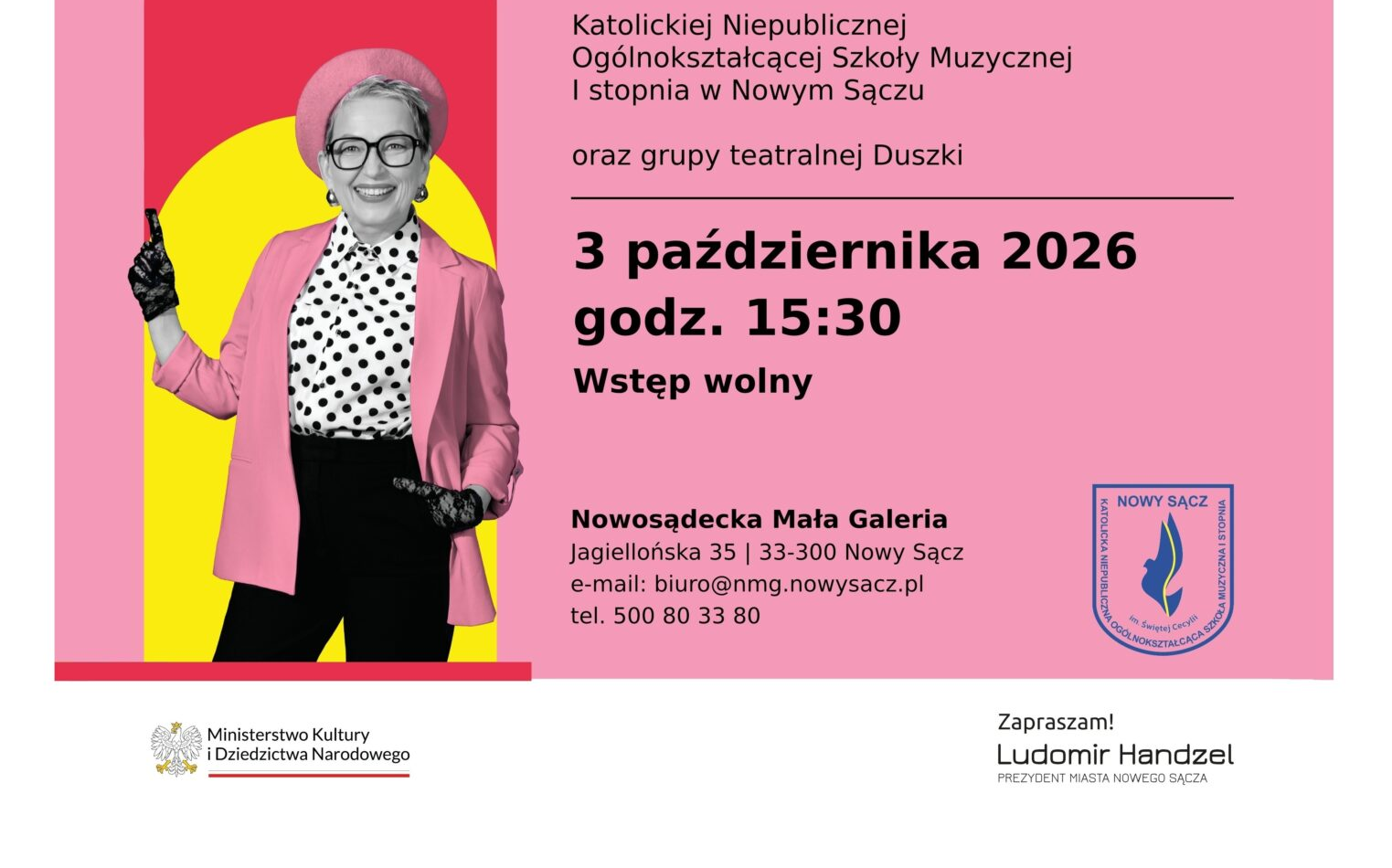plakat wydarzenia Jesienne Spotkanie z Muzyką i Poezją