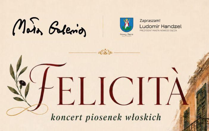 plakat koncert piosenek włoskich