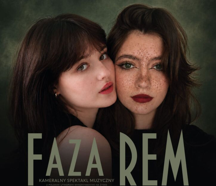 plakat kameralnego spektaklu muzycznego „Faza REM”