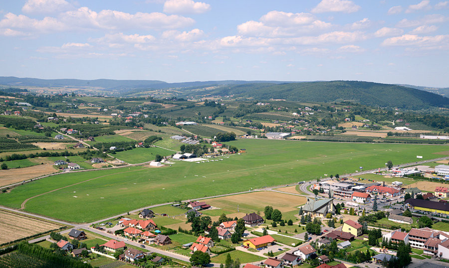 Panorama na Łososinę