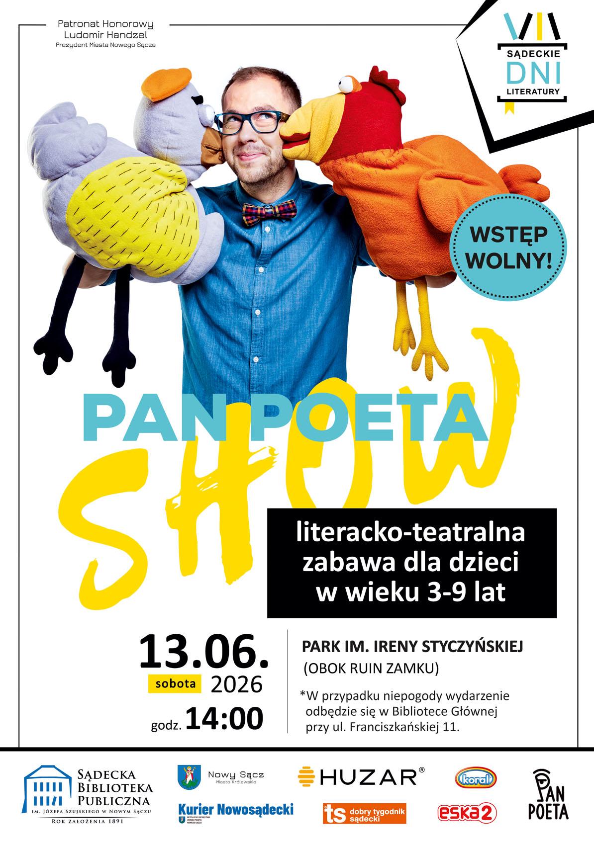 plakat Pan Poeta Show