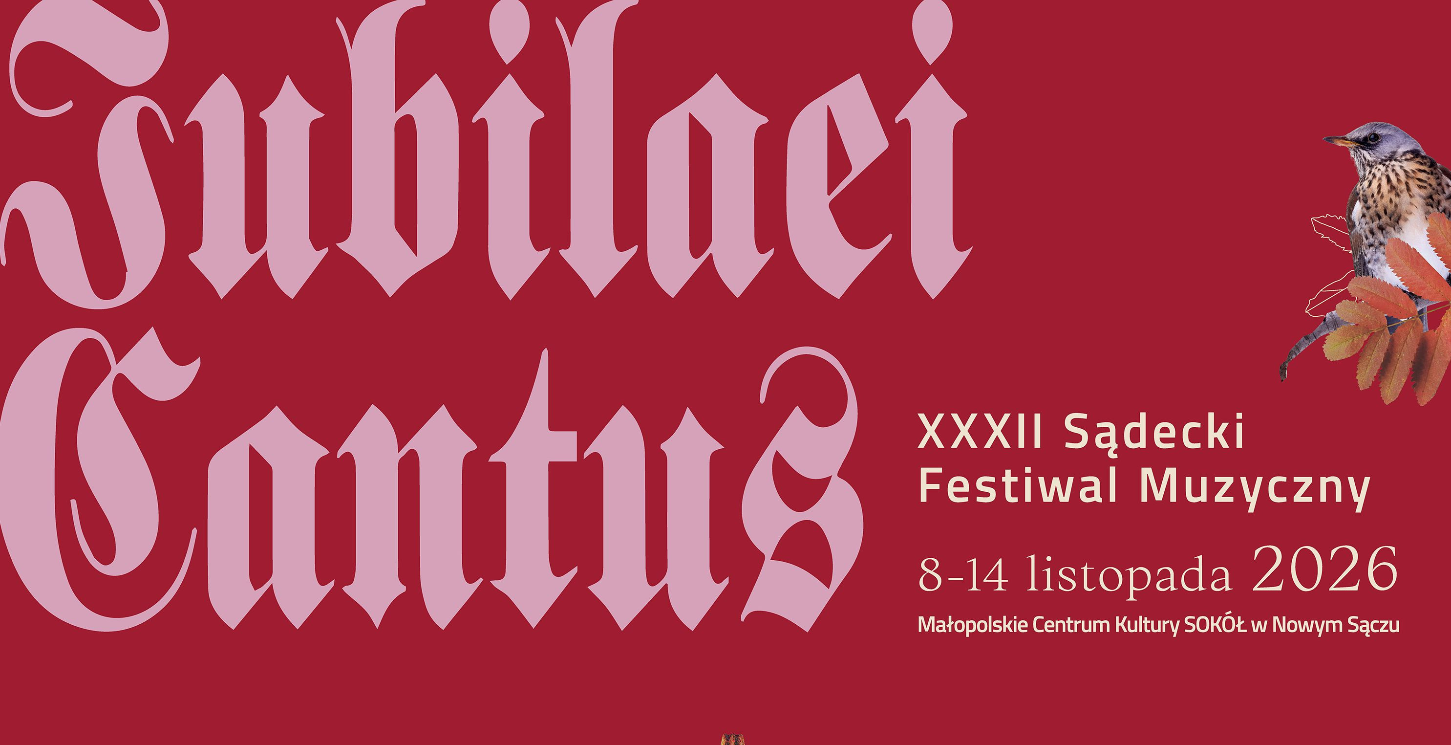 plakat XXXII Sądecki Festiwal Muzyczny
