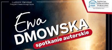 plakat spotkanie autorskie z Ewą Dmowską