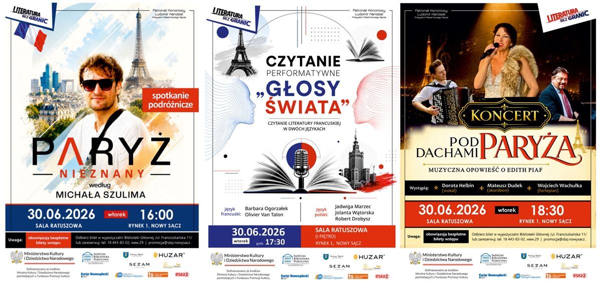 plakat wydarzenia Sadecka Biblioteka Publiczna 