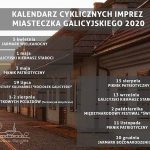 Dla tych, którzy lubią mieć wszystko zaplanowane – Kalendarz Cyklicznych Imprez w Miasteczku Galicyjskim 2020
