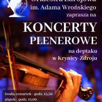 [Krynica – Zdrój]: Letnie koncerty Krynickiej Orkiestry Zdrojowej