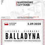 [Stary Sącz]: Narodowe Czytanie 2020: Balladyna