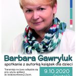 Barbara Gawryluk – spotkanie autorskie online