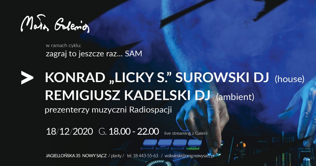 wydarzenie muzyczne z udziałem DJ z Radiostacji Konrada Surowskiego i Remigiusza Kadelskiego