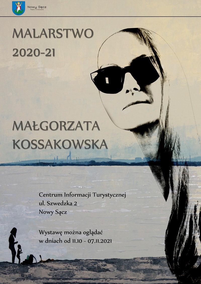 Plakat wystawy Małgorzaty Kossakowskiej