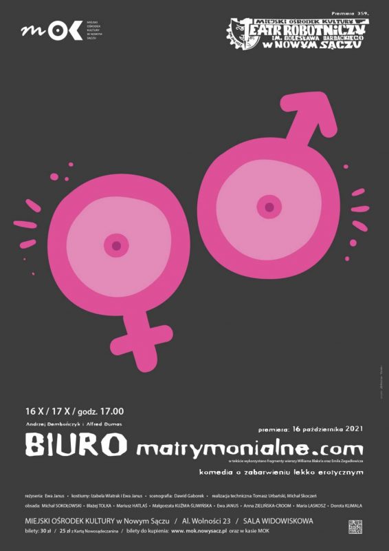Plakat Biuro matrymonialne plakat