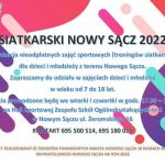 Siatkarski Nowy Sącz 2022  – treningi siatkarskie dla dzieci młodzieży z terenu Nowego Sącza