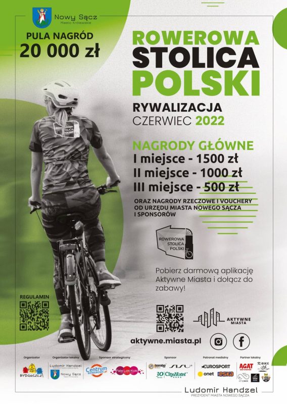 Plakat Rowerowa Stolica Polski 2022
