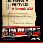 Plakat poetycki autobus 2022
