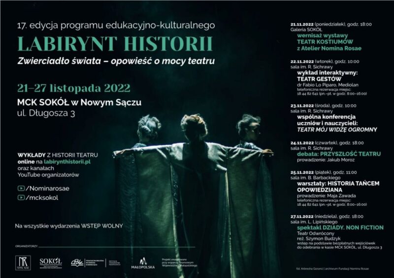 Labirynt Historii plakat 21-27 listopada 2022