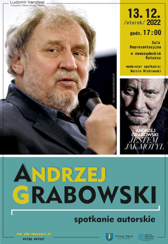 Plakat - Andrzej Grabowski – spotkanie autorskie