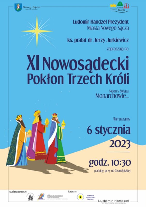 Plakat XI Nowosądecki Pokłon Trzech Króli