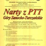 Plakat narty z PTT