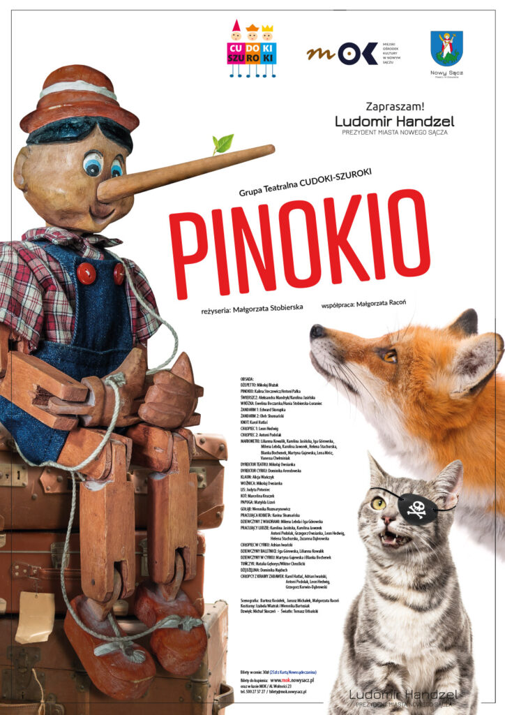 Spektakl pt."Pinokio"-Cudoki-Szuroki