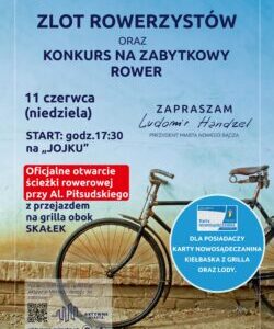 11 czerwca 2023 – Zlot Rowerzystów oraz Konkurs na Zabytkowy Rower