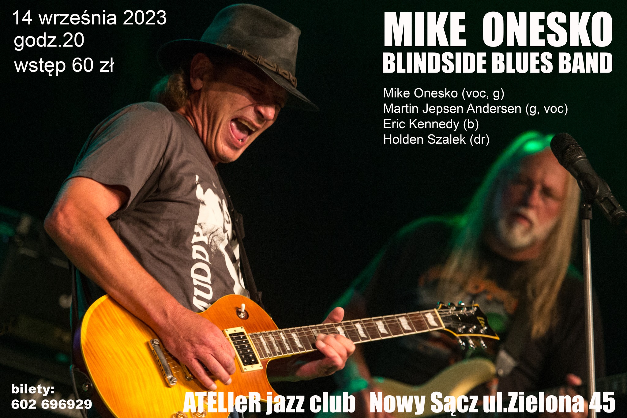 [koncert]: Mike Onesko Blindside Blues Band