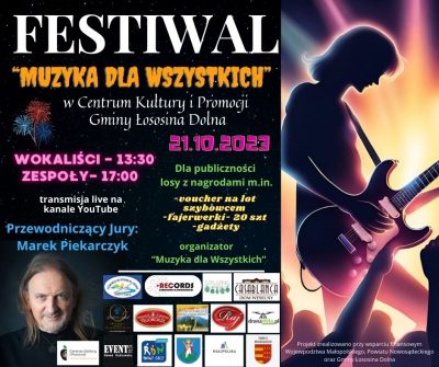 [Łososina Dolna]: Festiwal ”Muzyka dla wszystkich”