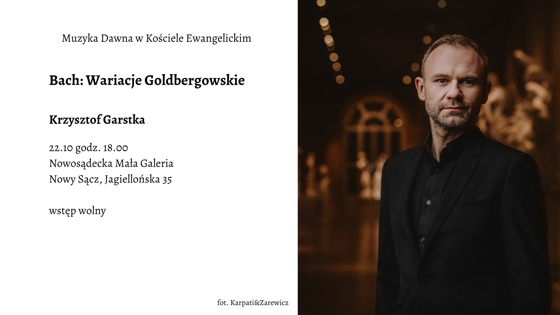 [koncert]: Krzysztof Garstka
