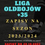 Halowa Liga Oldbojów +35 – zapisy na sezon 2023/2024 Łącko