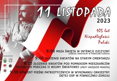[Piwniczna-Zdrój]: 105 lat Niepodległości Polski