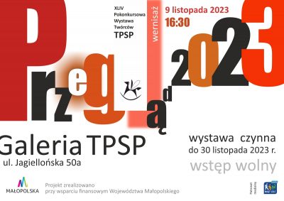 [wydarzenie]: XLIV Pokonkursowa Wystawa Twórców TPSP oraz konkurs "Przegląd 2023"