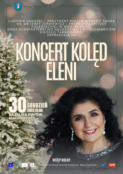 [wydarzenie]: Koncert Kolęd w wykonaniu Eleni